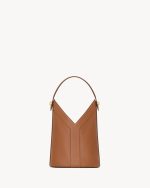 YSL Y top-handle bucket in leather - Image 4